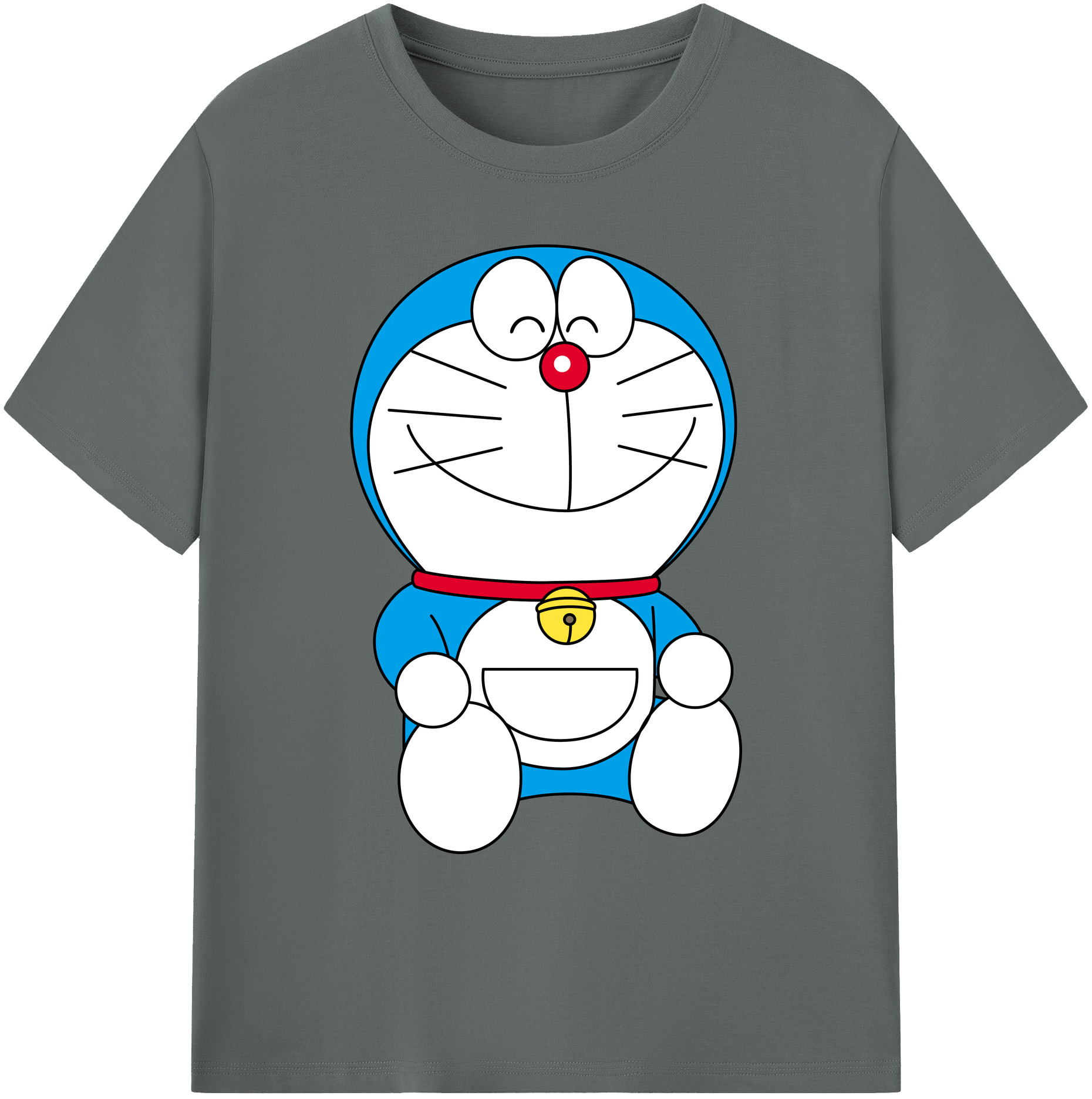 （画像用） ドラえもん Doraemon 綿100％ メンズ半袖Tシャツ｜肌触りやわらか＆通気性